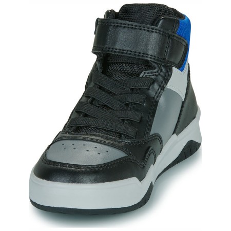 GEOX J PΕRΤΗ  ΠΑΙΔΙΚΑ SNEAKERS  ΑΝΑΤΟΜΙΚΑ ΜΑΥΡΑ  J367RF054FUC0043  